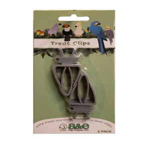 A&E Cage Company Cuttlebone/Treat Clip 2 Pack - AE9030