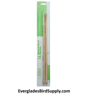 16" Wooden Replacement Perch (2 pack) - A&E Cage Co - AE077