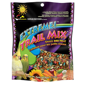 Brown's Extreme! Trail Mix for Cockatiels, Lovebirds, Parakeets, Canaries & Finches, Small Bird Treat, 4 oz