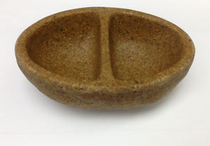 A&E Divided Sandstone Oval Java Cup