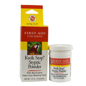 Kwik Stop Styptic Powder for Birds - 1/2 oz