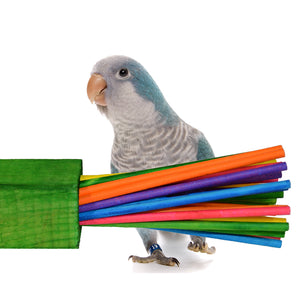Medium Paper Party Bird Enrichment Toy