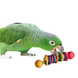 Vine Ring Rattle Bird Foot Toy