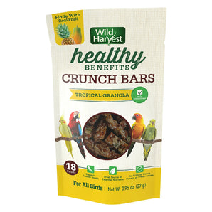Wild Harvest Tropical Crunch Bars, 18ct Bird Treats